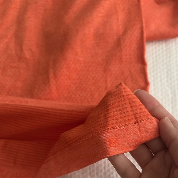 Lululemon Swiftly Tech Long-Sleeve Shirt 2.0 *Race Length - 
Solar Orange SZ 8 - Picture 6 of 8